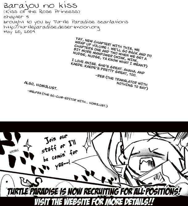 Page 36 Chapter 5 Barajou no Kiss