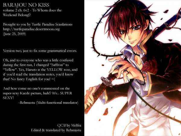 Page 42 Chapter 6 Barajou no Kiss