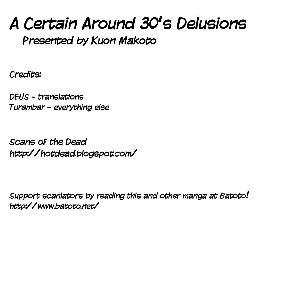 Page 9 Chapter 2 A Certain Around 30s Delusions