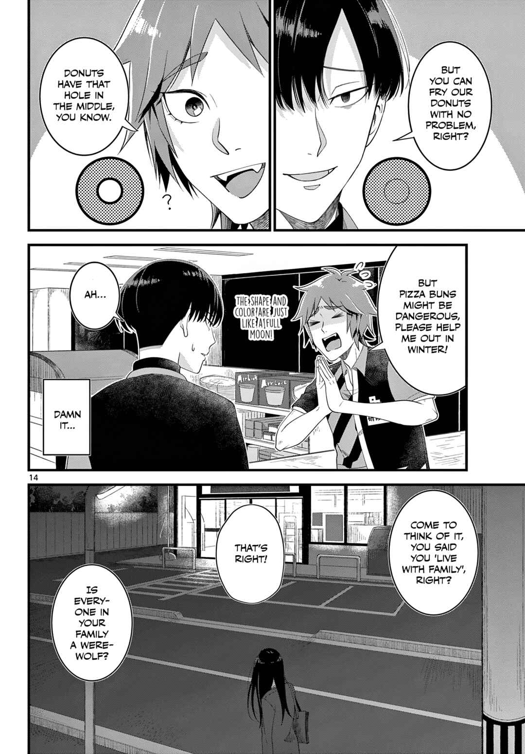Page 14 Chapter 1 Oukami shounen wa yoru ni naku