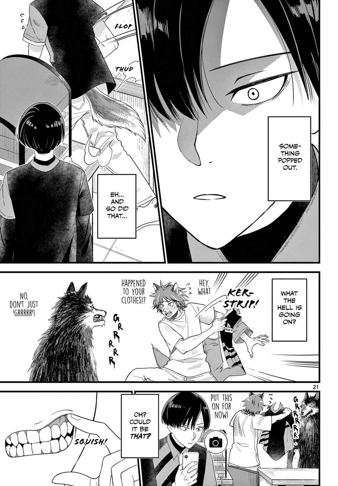 Page 21 Chapter 1 Oukami shounen wa yoru ni naku