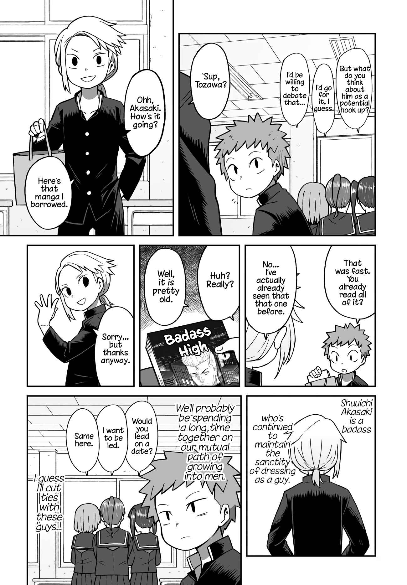 Page 4 Chapter 3 Im the Only One Not Crossdressing!?