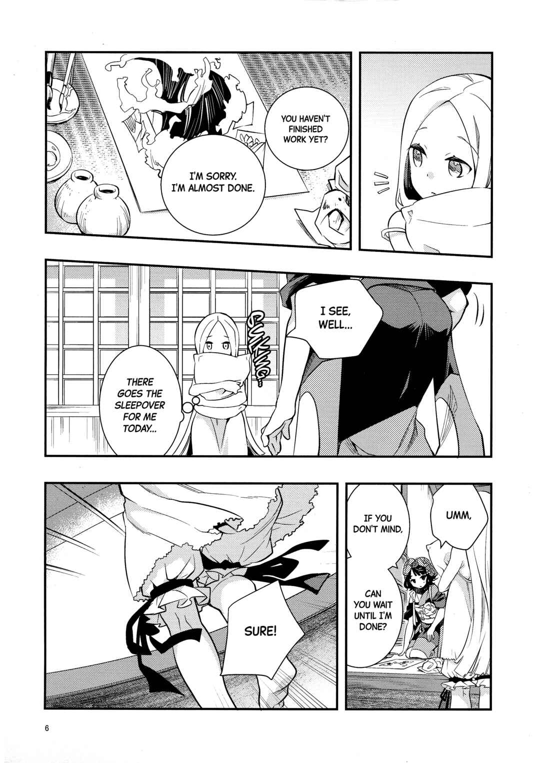 Page 6 Chapter Unknown_10bd Fate/Grand Order - Today is the Day I Stayed (Doujinshi)