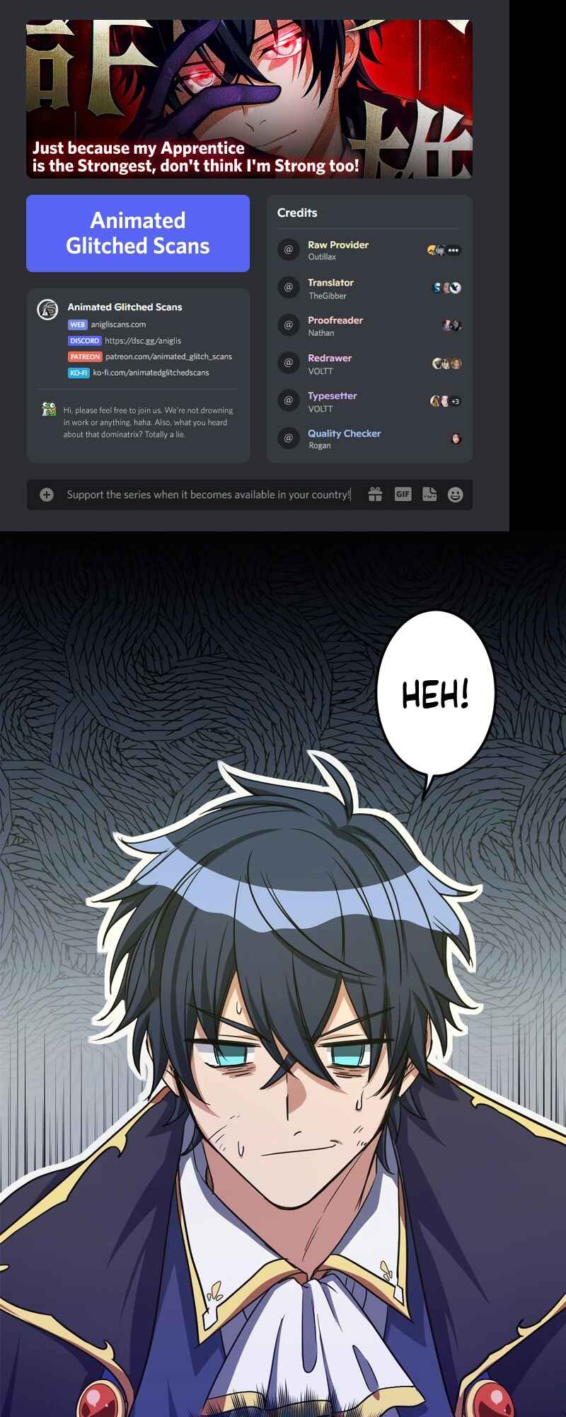 Page 1 Chapter 20 Just Because My Apprentice Is the Strongest, Doesn’t Mean I’m Strong Too!