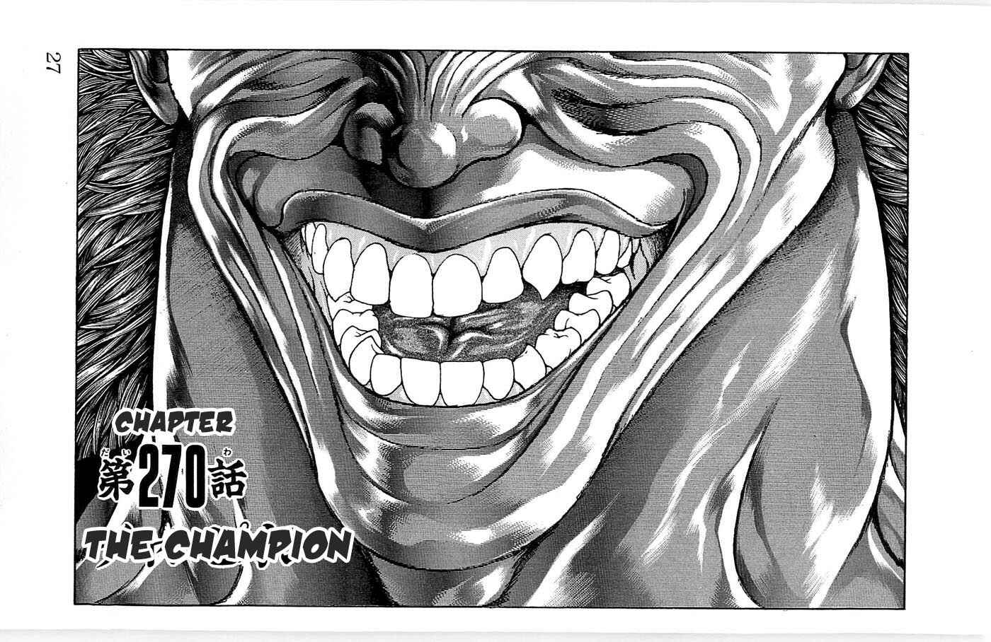 Page 1 Chapter 270 New Grappler Baki