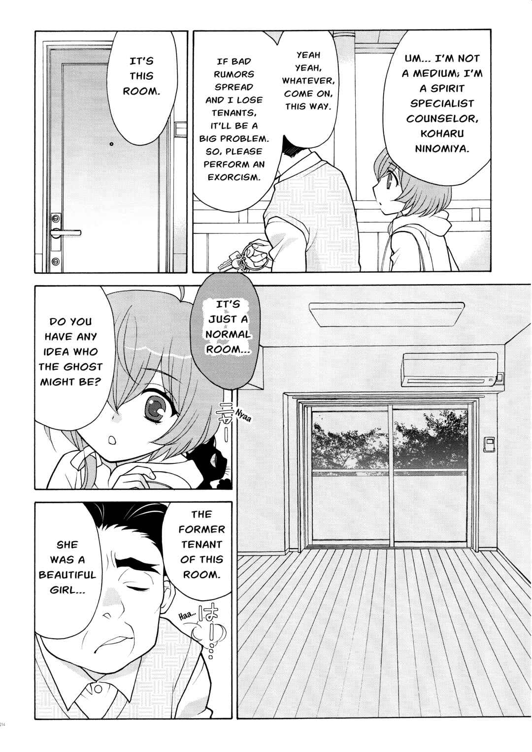 Page 4 Chapter 4 Koharu Hush-A-Bye Mayonaka no Kaunseraa