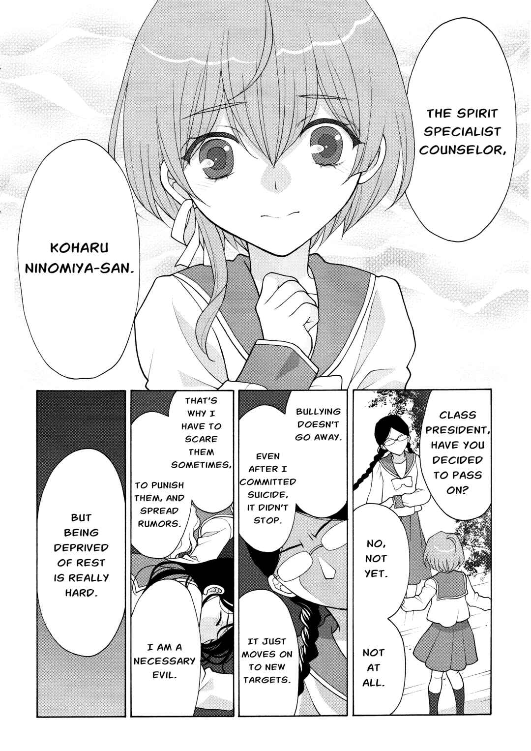 Page 14 Chapter 3 Koharu Hush-A-Bye Mayonaka no Kaunseraa
