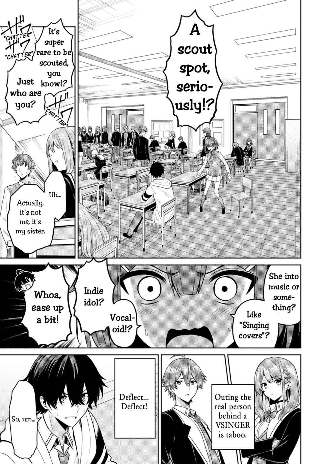 Page 1 Chapter 2.1 Kao sae Yokereba Ii Kyoushitsu