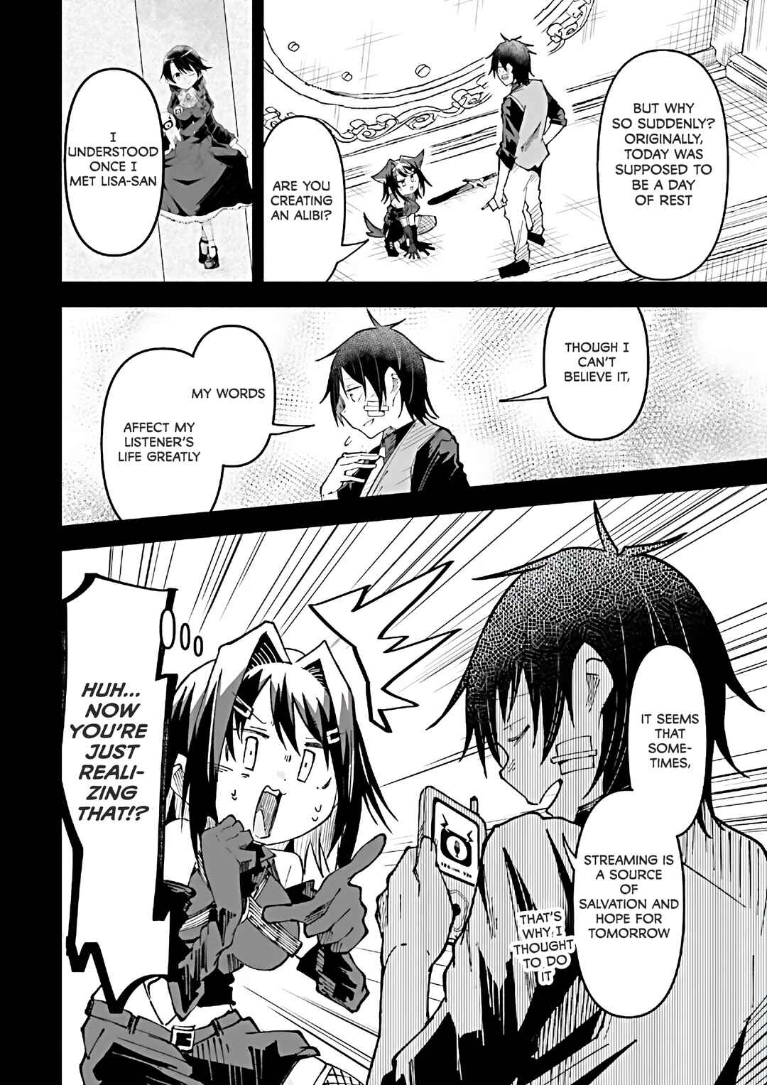 Page 6 Chapter 39 Isekai de Haishin Katsudou wo Shitara Tairyou no Yandere Shinja wo Umidashite Shimatta Ken