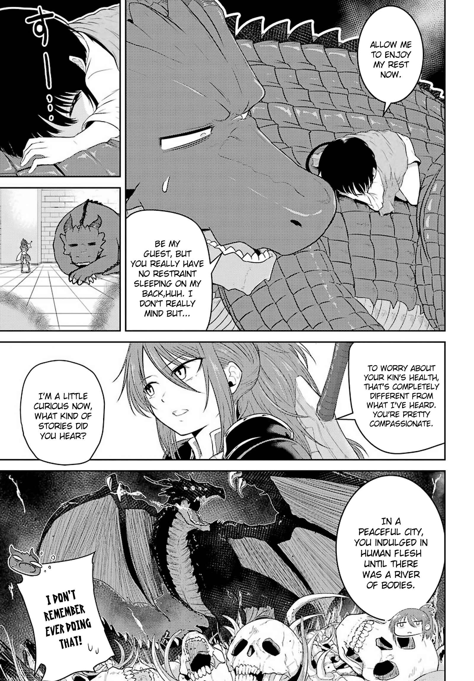 Page 24 Chapter 3 Yowai 5000-nen no Soushoku Dragon, Iware naki Jaryuu Nintei: Yada Kono Ikenie, Hito no Hanashi wo Kiite Kurenai