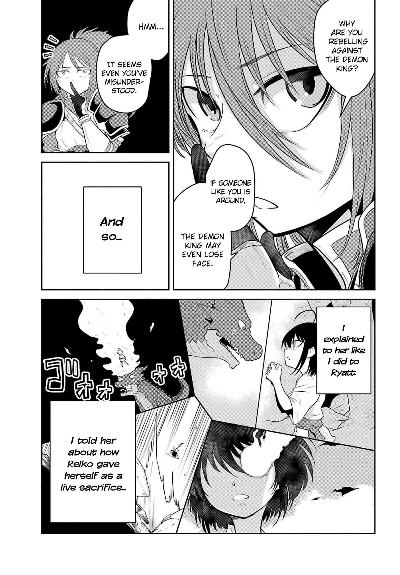 Page 28 Chapter 3 Yowai 5000-nen no Soushoku Dragon, Iware naki Jaryuu Nintei: Yada Kono Ikenie, Hito no Hanashi wo Kiite Kurenai