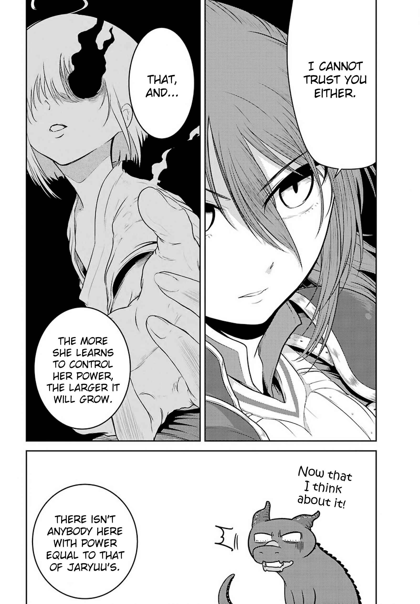 Page 33 Chapter 3 Yowai 5000-nen no Soushoku Dragon, Iware naki Jaryuu Nintei: Yada Kono Ikenie, Hito no Hanashi wo Kiite Kurenai