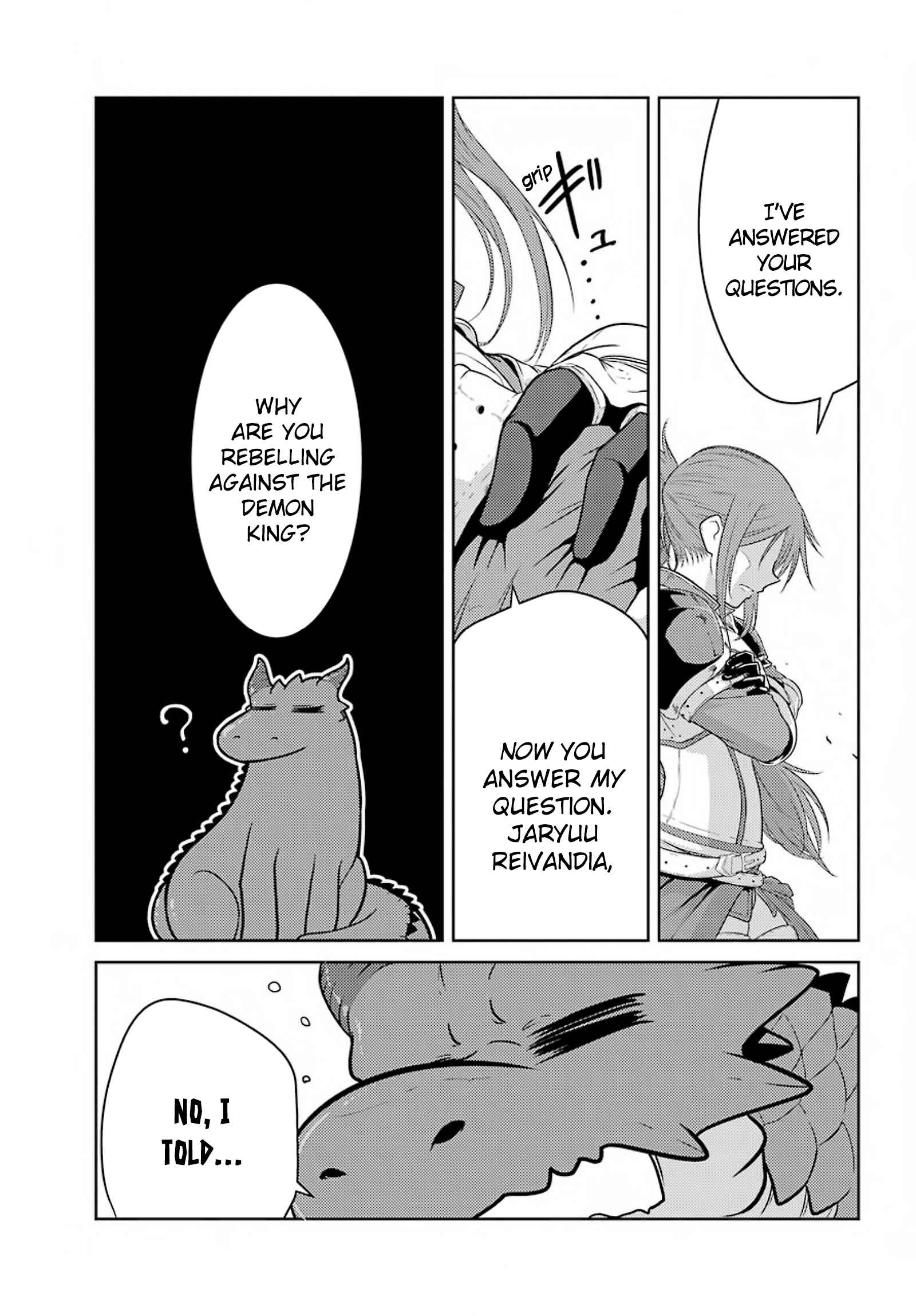 Page 36 Chapter 3 Yowai 5000-nen no Soushoku Dragon, Iware naki Jaryuu Nintei: Yada Kono Ikenie, Hito no Hanashi wo Kiite Kurenai