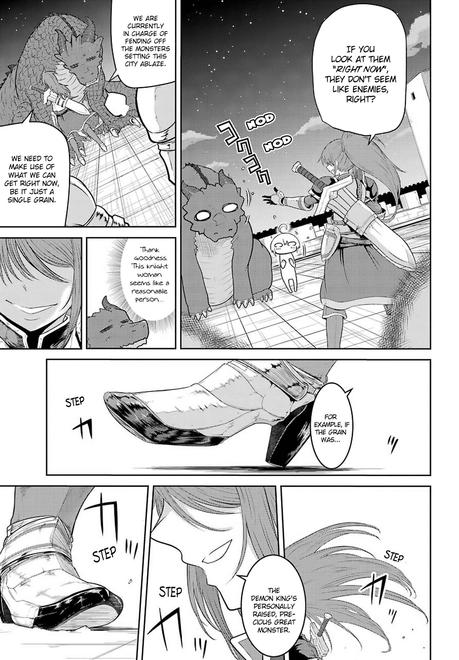 Page 6 Chapter 3 Yowai 5000-nen no Soushoku Dragon, Iware naki Jaryuu Nintei: Yada Kono Ikenie, Hito no Hanashi wo Kiite Kurenai