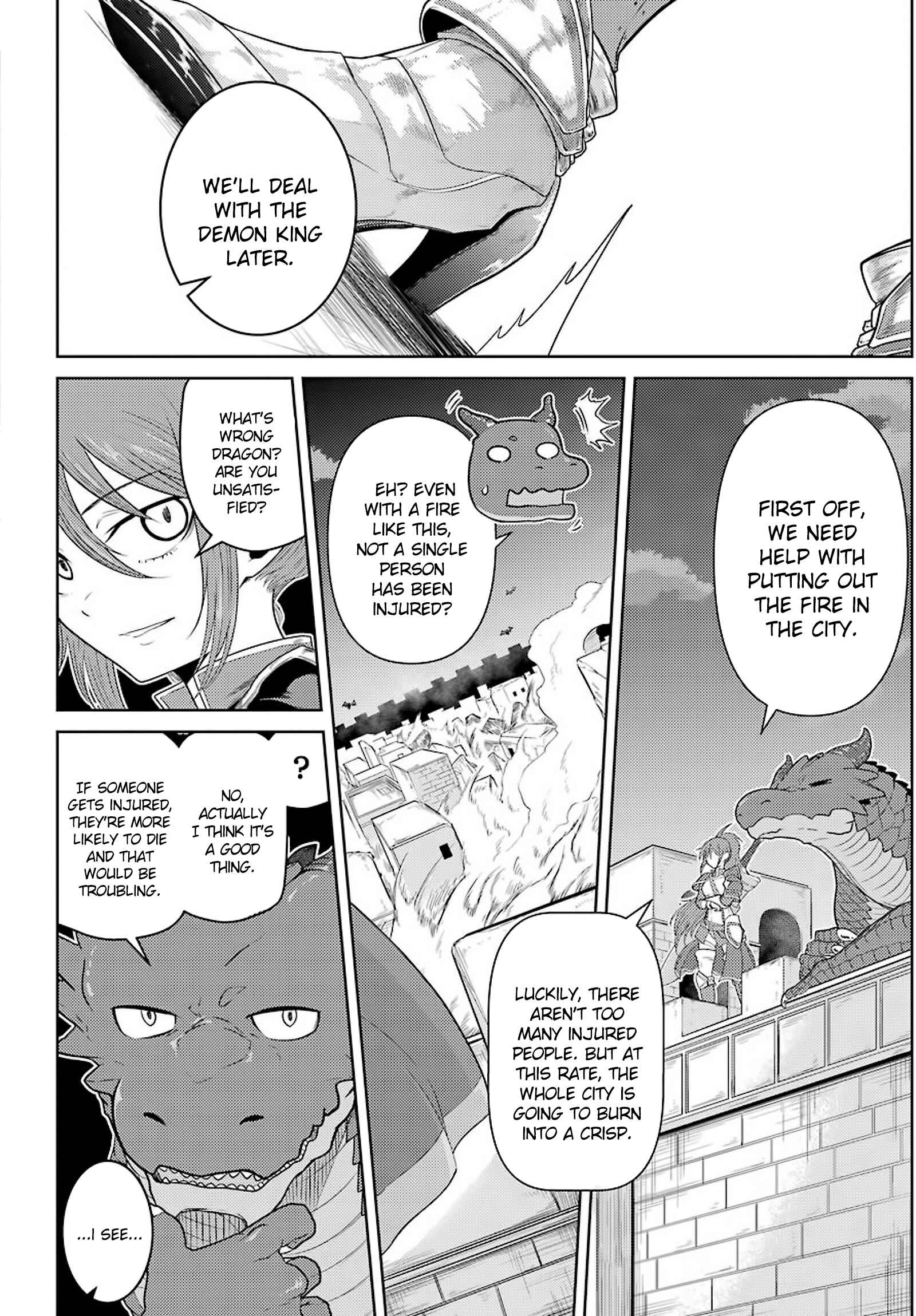 Page 9 Chapter 3 Yowai 5000-nen no Soushoku Dragon, Iware naki Jaryuu Nintei: Yada Kono Ikenie, Hito no Hanashi wo Kiite Kurenai