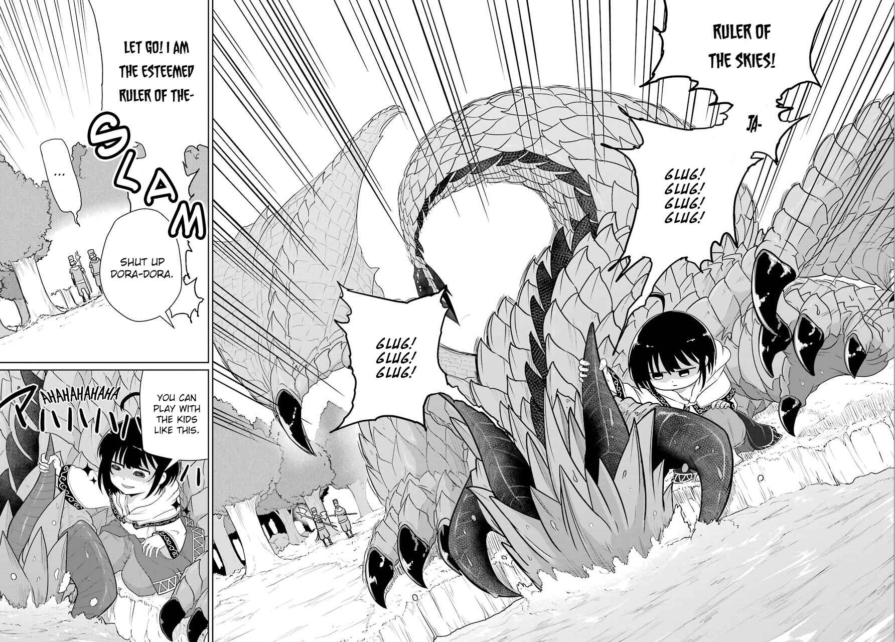 Page 3 Chapter 9 Yowai 5000-nen no Soushoku Dragon, Iware naki Jaryuu Nintei: Yada Kono Ikenie, Hito no Hanashi wo Kiite Kurenai