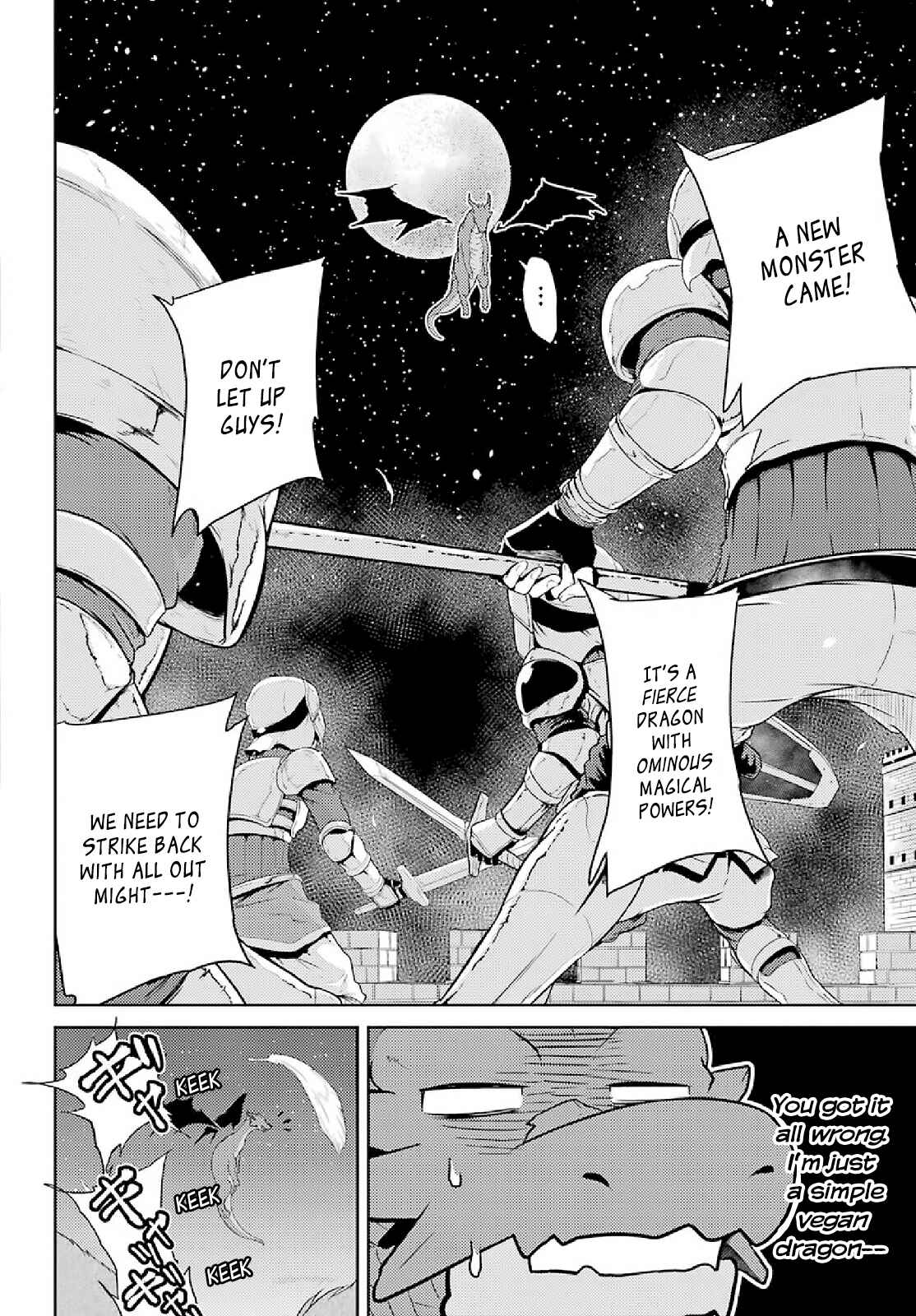 Page 23 Chapter 2 Yowai 5000-nen no Soushoku Dragon, Iware naki Jaryuu Nintei: Yada Kono Ikenie, Hito no Hanashi wo Kiite Kurenai