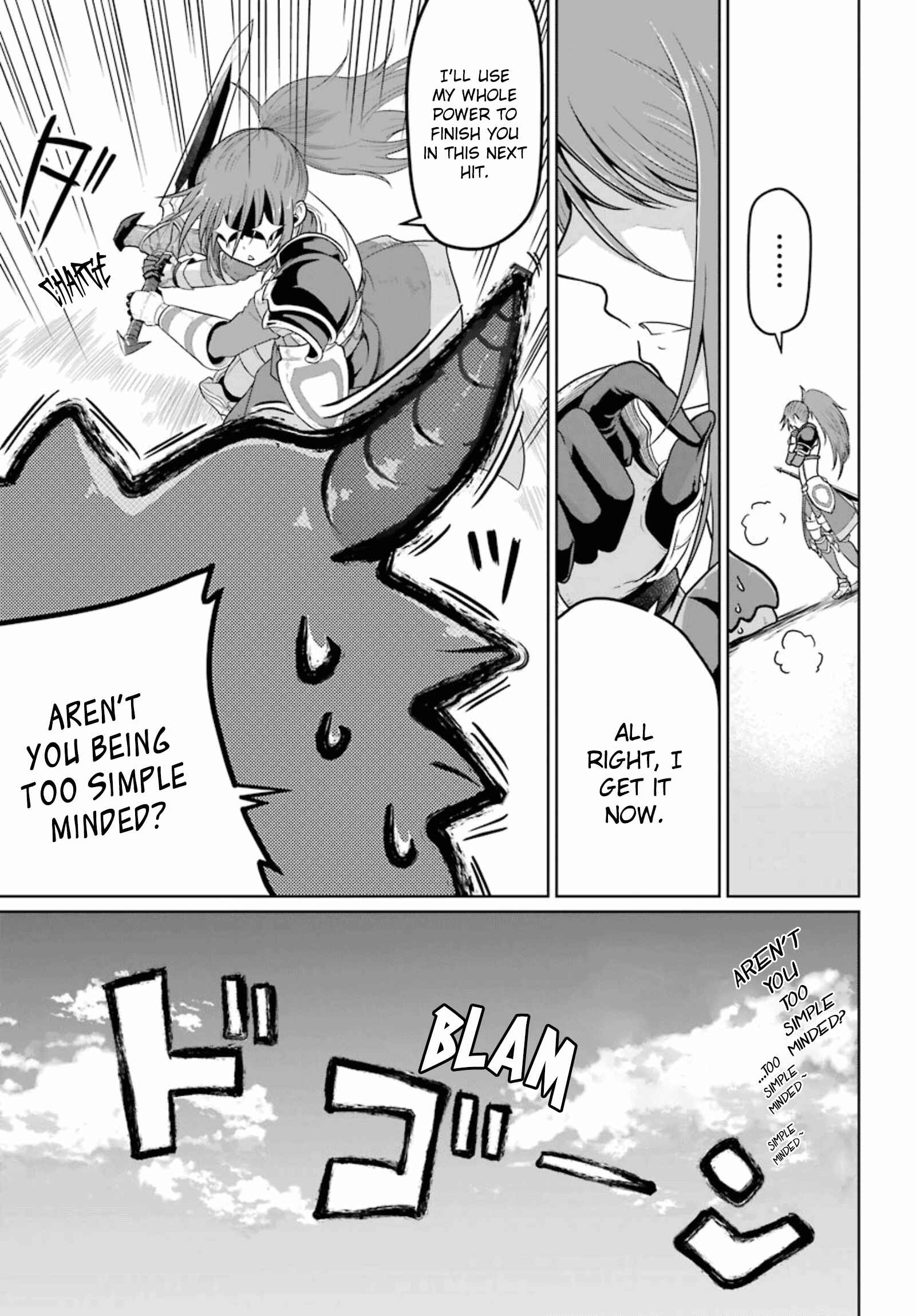Page 25 Chapter 4 Yowai 5000-nen no Soushoku Dragon, Iware naki Jaryuu Nintei: Yada Kono Ikenie, Hito no Hanashi wo Kiite Kurenai