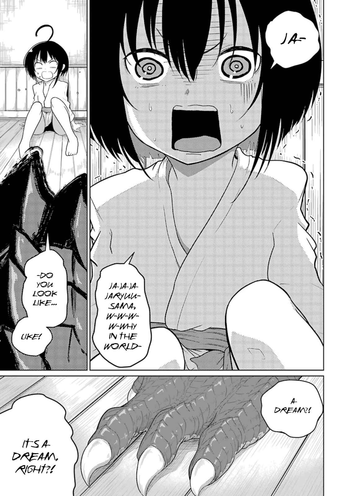 Page 39 Chapter 4 Yowai 5000-nen no Soushoku Dragon, Iware naki Jaryuu Nintei: Yada Kono Ikenie, Hito no Hanashi wo Kiite Kurenai