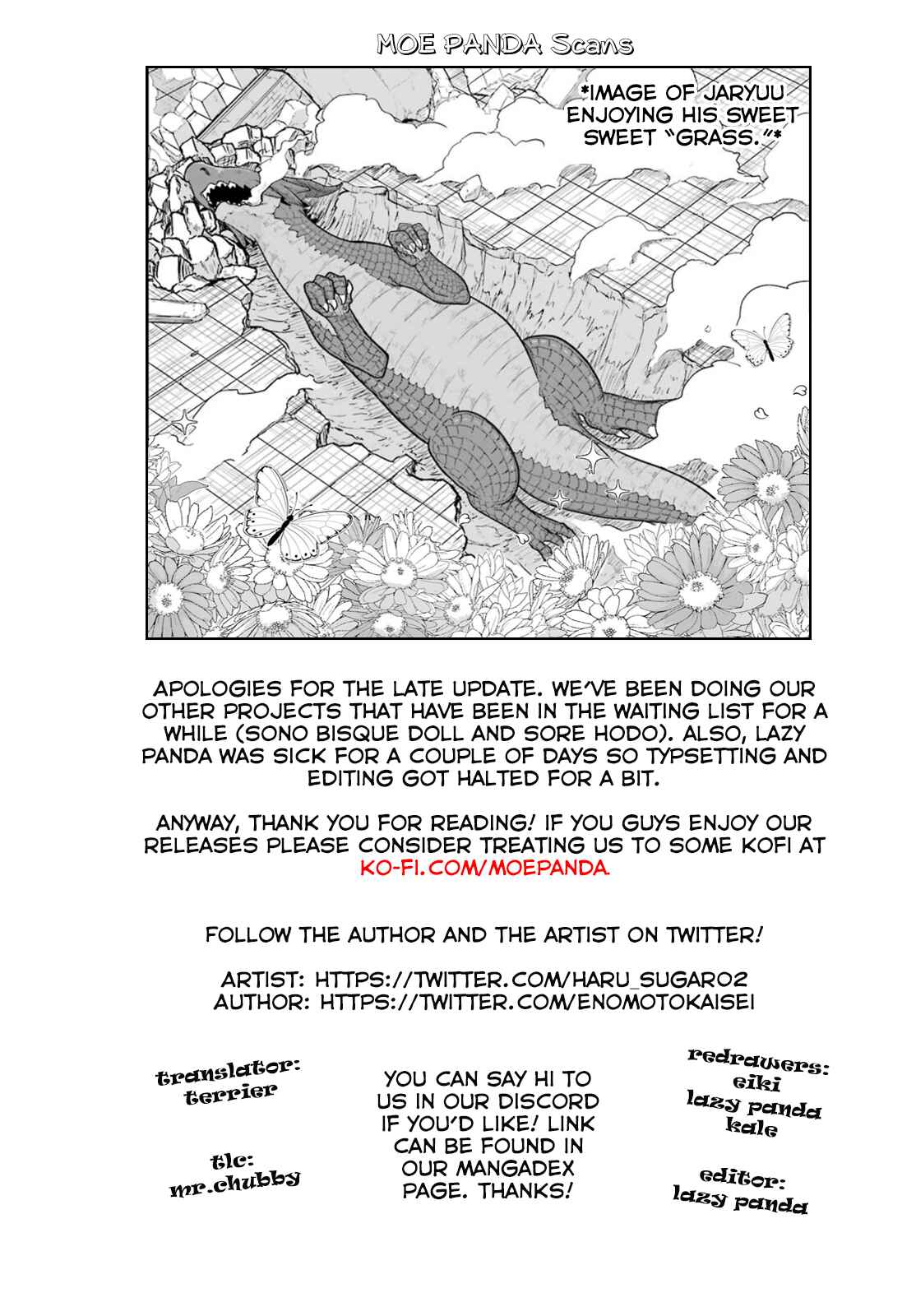 Page 41 Chapter 4 Yowai 5000-nen no Soushoku Dragon, Iware naki Jaryuu Nintei: Yada Kono Ikenie, Hito no Hanashi wo Kiite Kurenai
