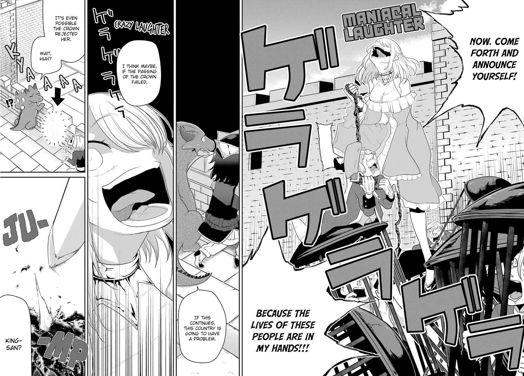 Page 8 Chapter 19 Yowai 5000-nen no Soushoku Dragon, Iware naki Jaryuu Nintei: Yada Kono Ikenie, Hito no Hanashi wo Kiite Kurenai