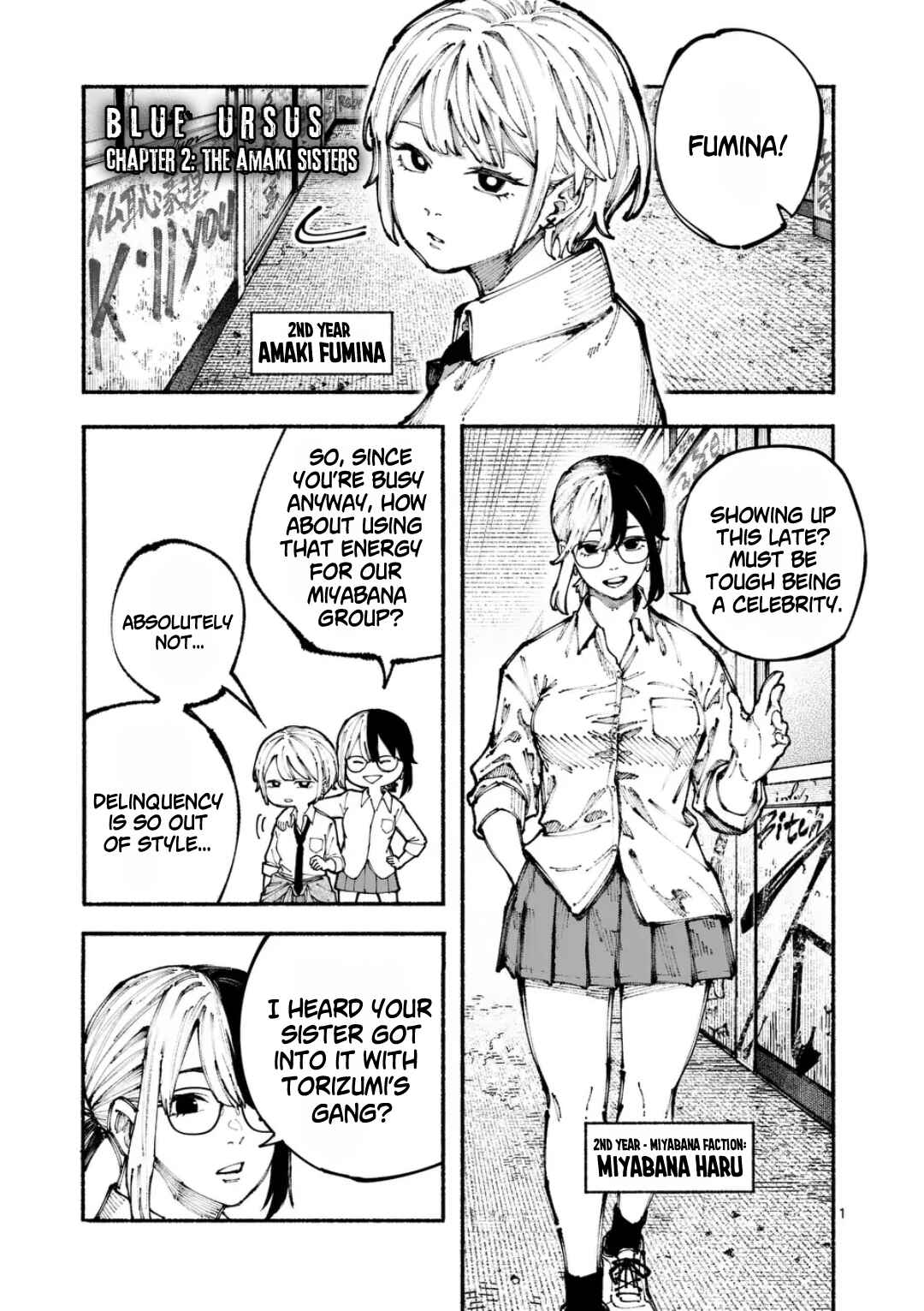 Page 1 Chapter 2 Blue Ursus
