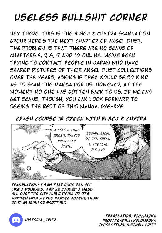 Page 19 Chapter 6 Angel Dust: Revenge Bible