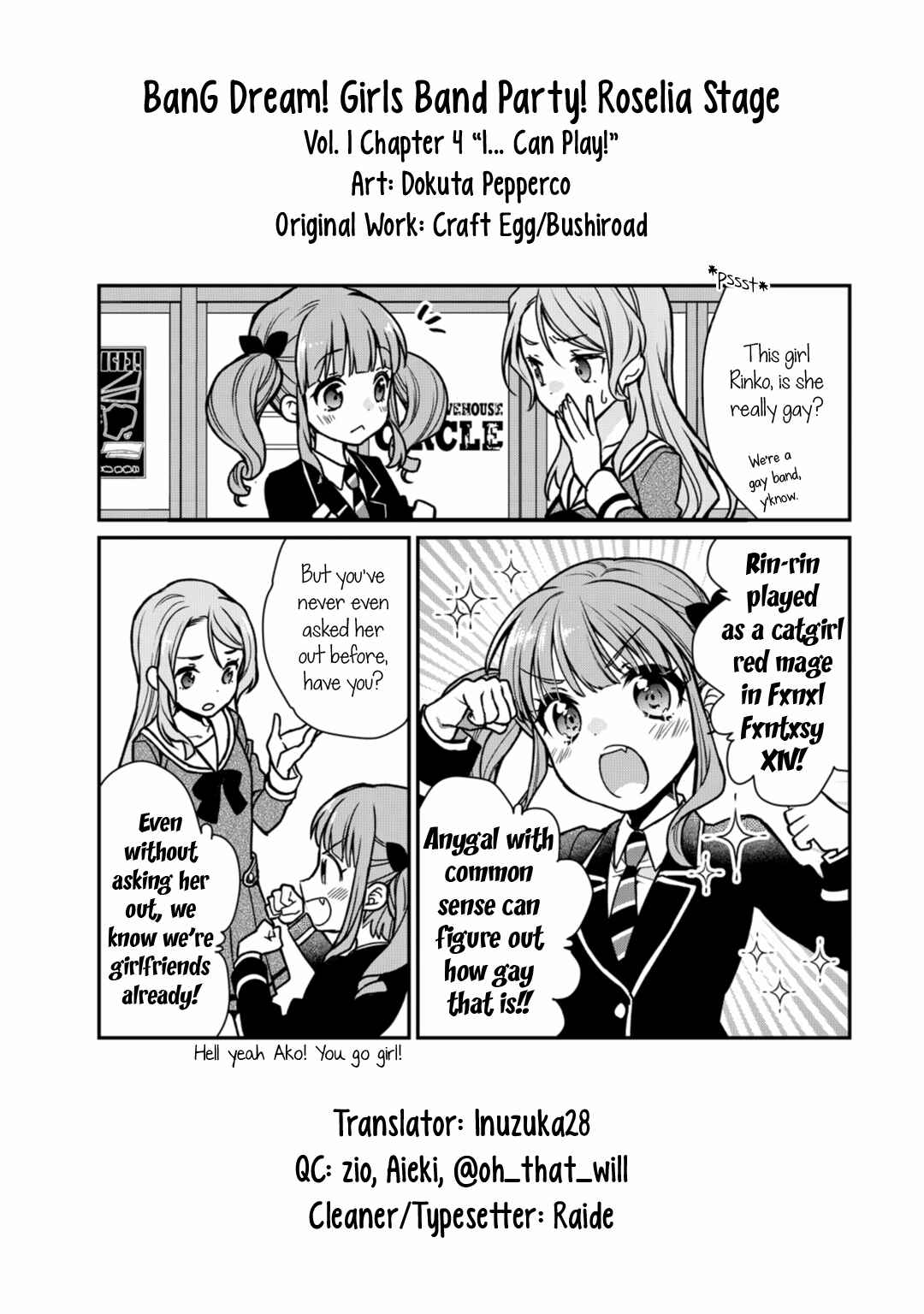 Page 24 Chapter 4 BanG Dream! Girls Band Party! Roselia Stage