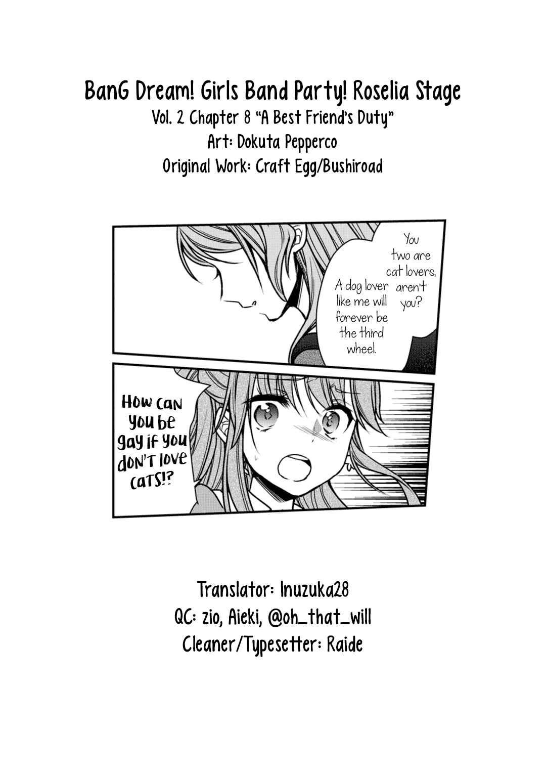 Page 36 Chapter 8 BanG Dream! Girls Band Party! Roselia Stage