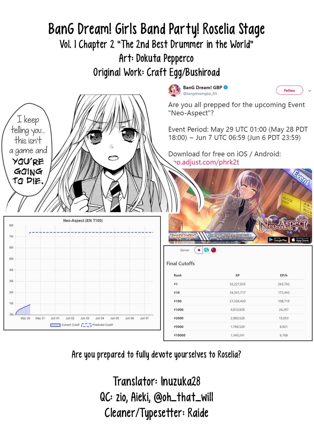 Page 43 Chapter 2 BanG Dream! Girls Band Party! Roselia Stage