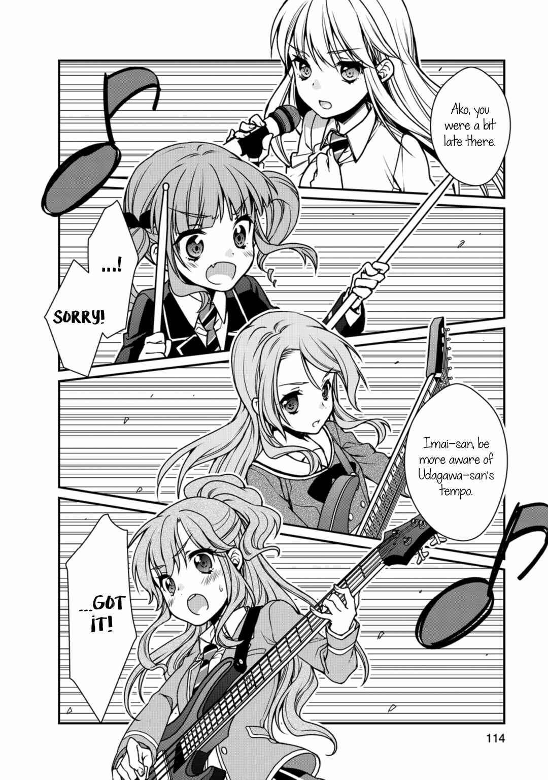 Page 14 Chapter 3 BanG Dream! Girls Band Party! Roselia Stage