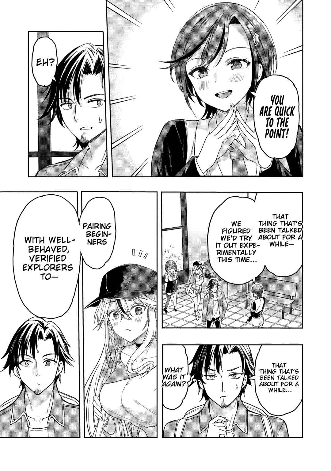 Page 4 Chapter 4 Gal to Dungeon to Shuukai Okure no Tansaku Eiyuutan ~Moto Legend Ima wa Wakeari tei Rank Tansakushana Ore ga, S-Kyuu Gal ni Natsukare Makutte Ikusei wo Makase Sareta~
