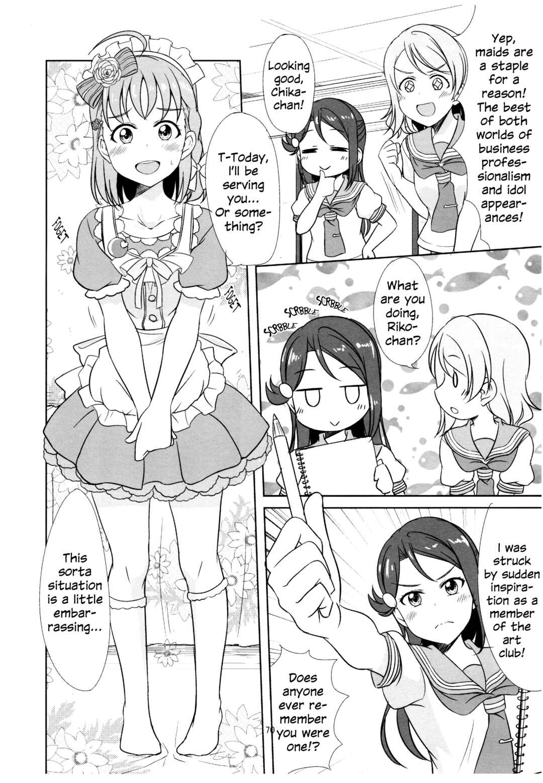 Page 14 Chapter 4 Love Live! Sunshine!! - Sunshine Fanbook Digest (Doujinshi)