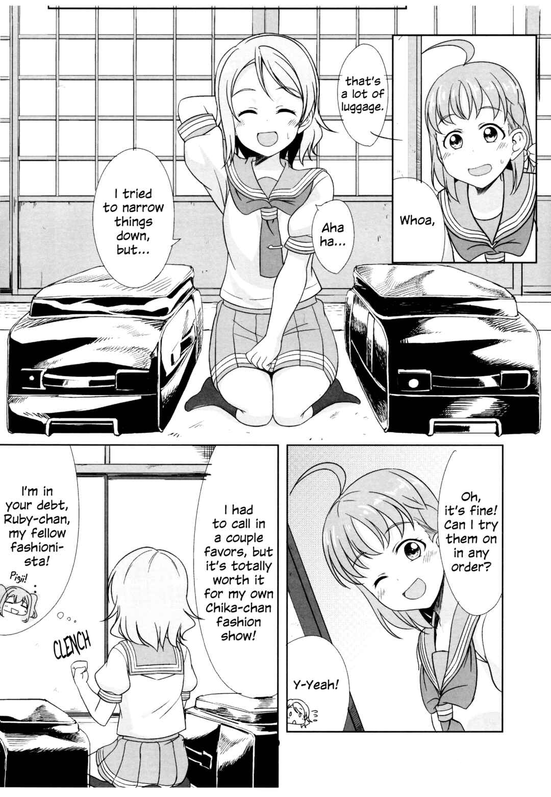 Page 4 Chapter 4 Love Live! Sunshine!! - Sunshine Fanbook Digest (Doujinshi)