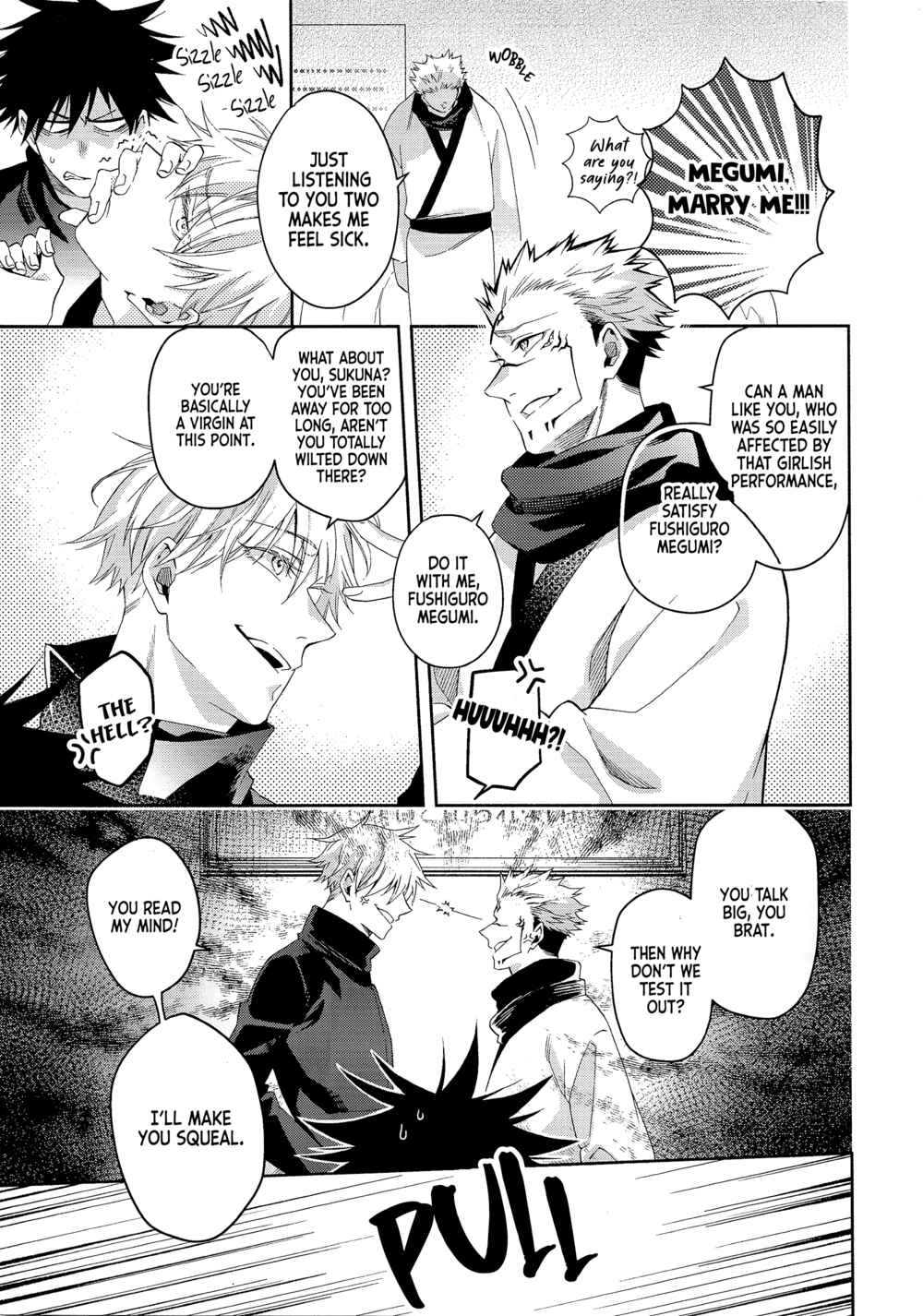 Page 12 Chapter Unknown_d2bc Jujutsu Kaisen - You Cant Leave This Room Unless You XXXX (Doujinshi)