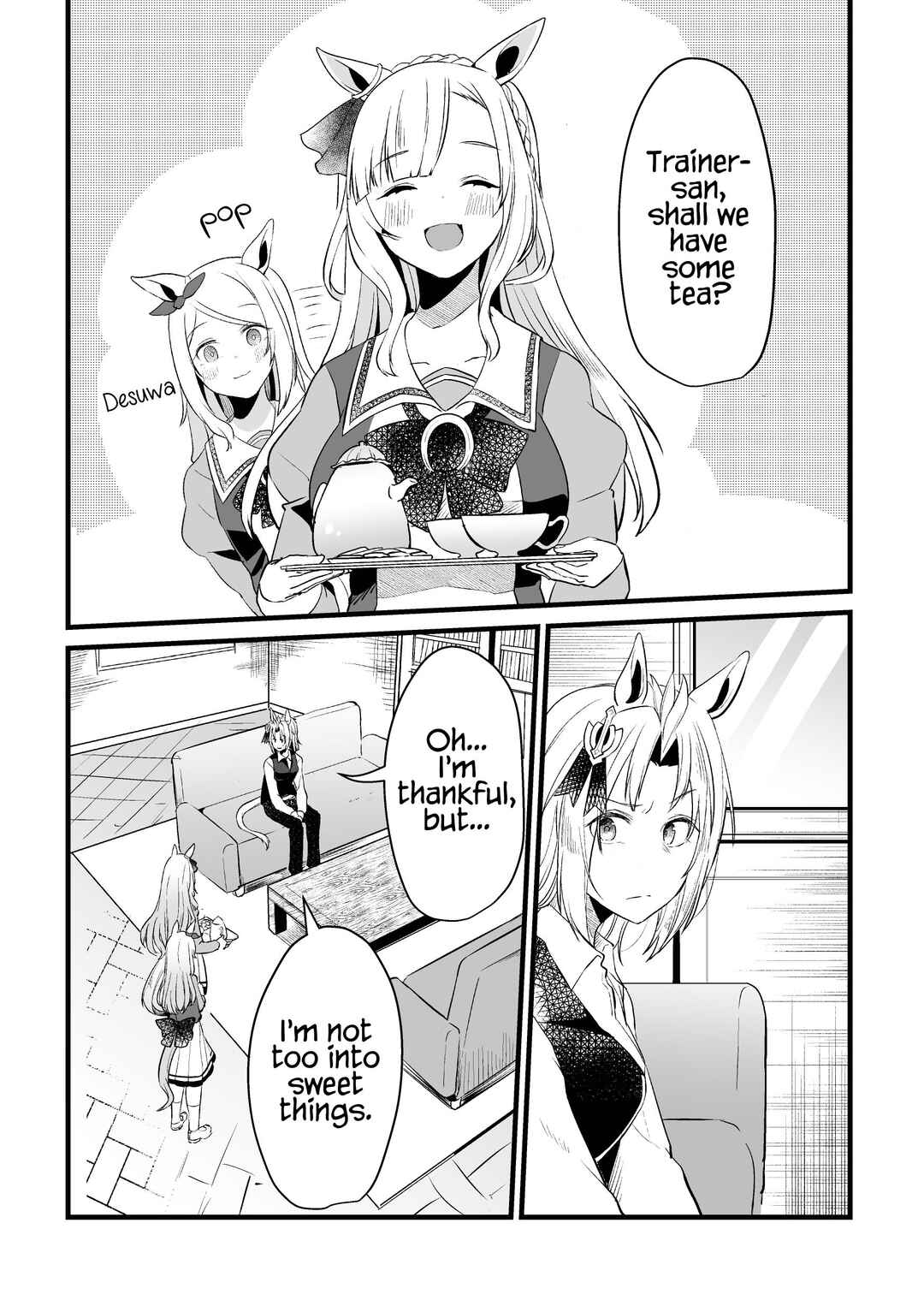 Page 2 Chapter 2 Uma Musume Pretty Derby - The Story of a Trainer Who Has Ended Up Becoming an Uma Musume in a What-If Scenario (Doujinshi)