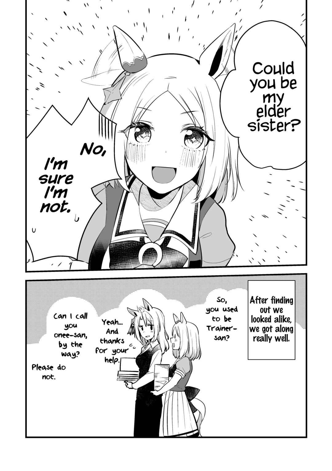 Page 36 Chapter 2 Uma Musume Pretty Derby - The Story of a Trainer Who Has Ended Up Becoming an Uma Musume in a What-If Scenario (Doujinshi)