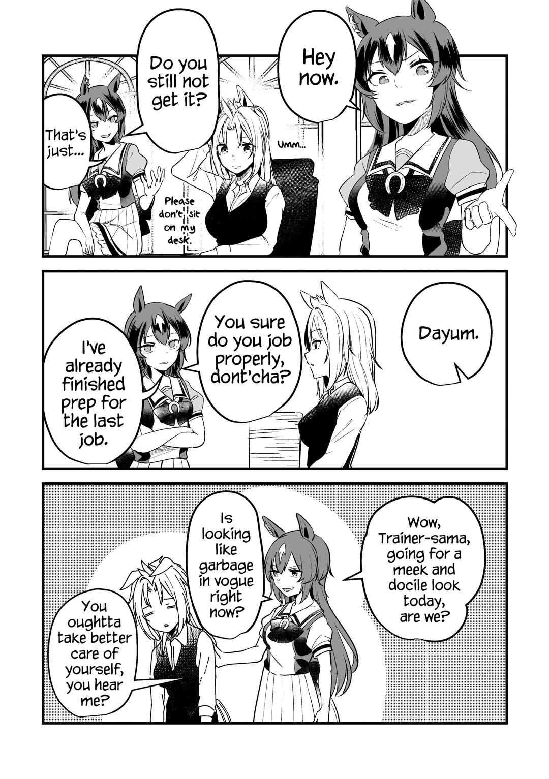 Page 42 Chapter 2 Uma Musume Pretty Derby - The Story of a Trainer Who Has Ended Up Becoming an Uma Musume in a What-If Scenario (Doujinshi)