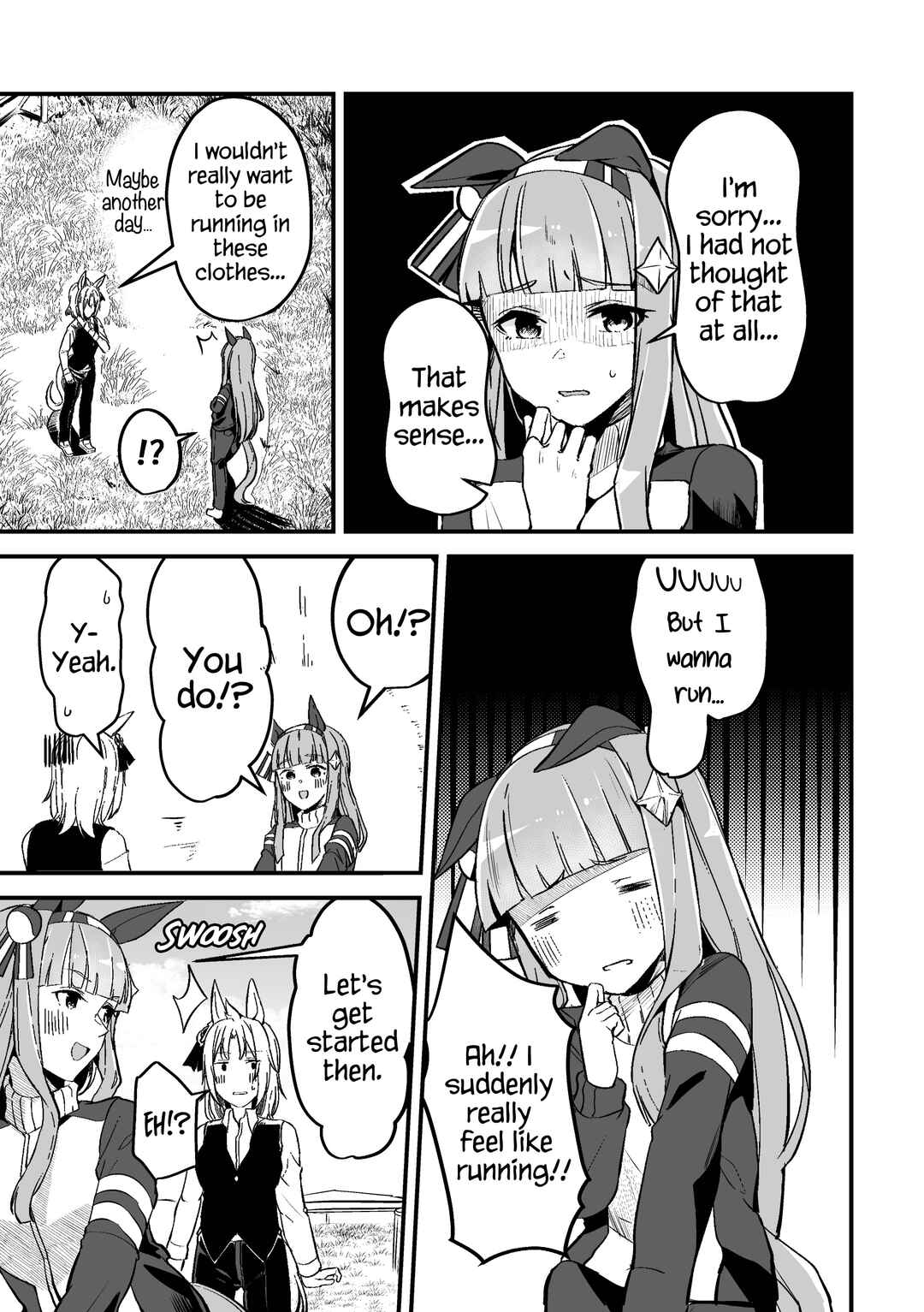 Page 13 Chapter 1 Uma Musume Pretty Derby - The Story of a Trainer Who Has Ended Up Becoming an Uma Musume in a What-If Scenario (Doujinshi)