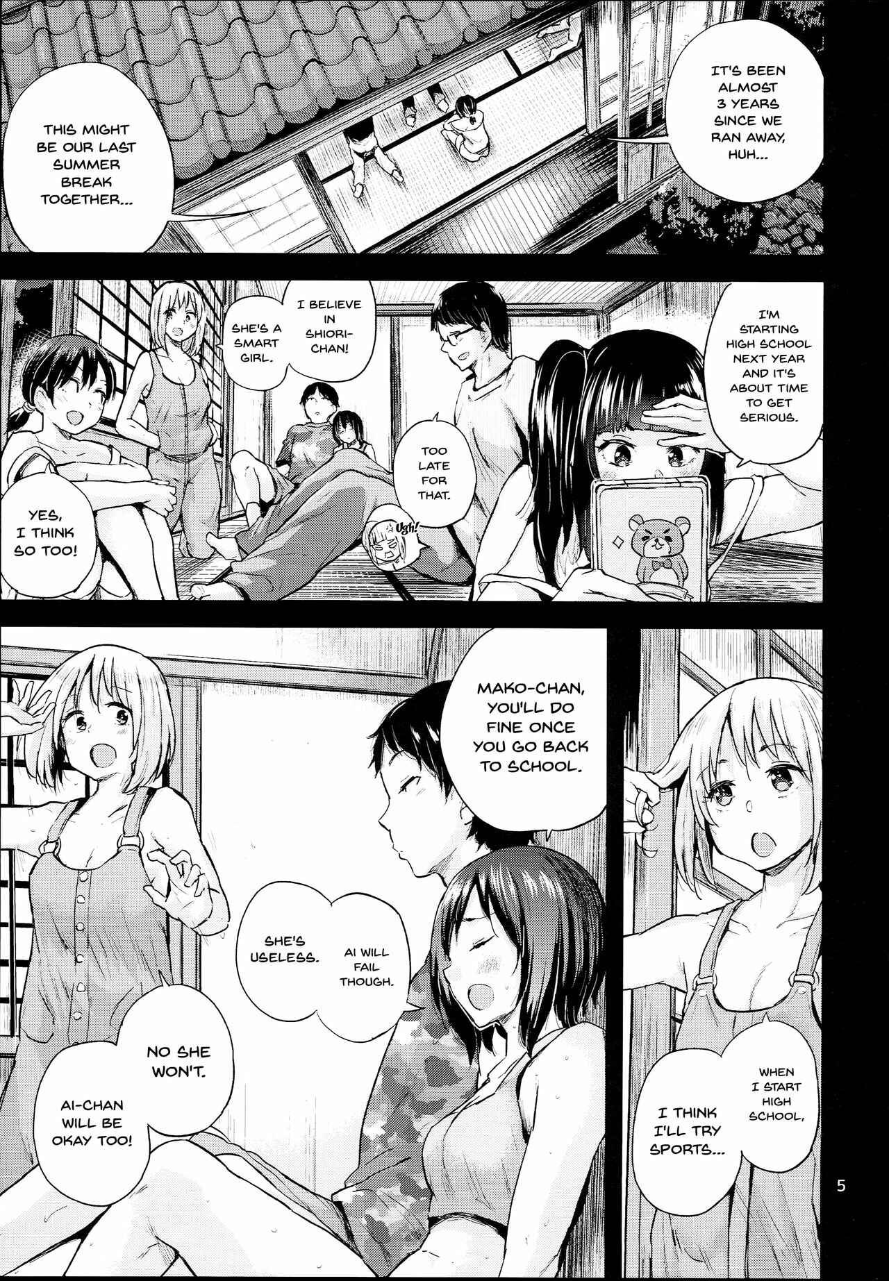 Page 3 Chapter 6 Oya ni Naisho no Iedex