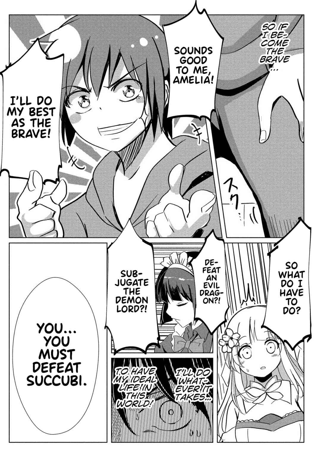 Page 9 Chapter 2 Succubus Nanka ni Makenai Isekai Seikatsu