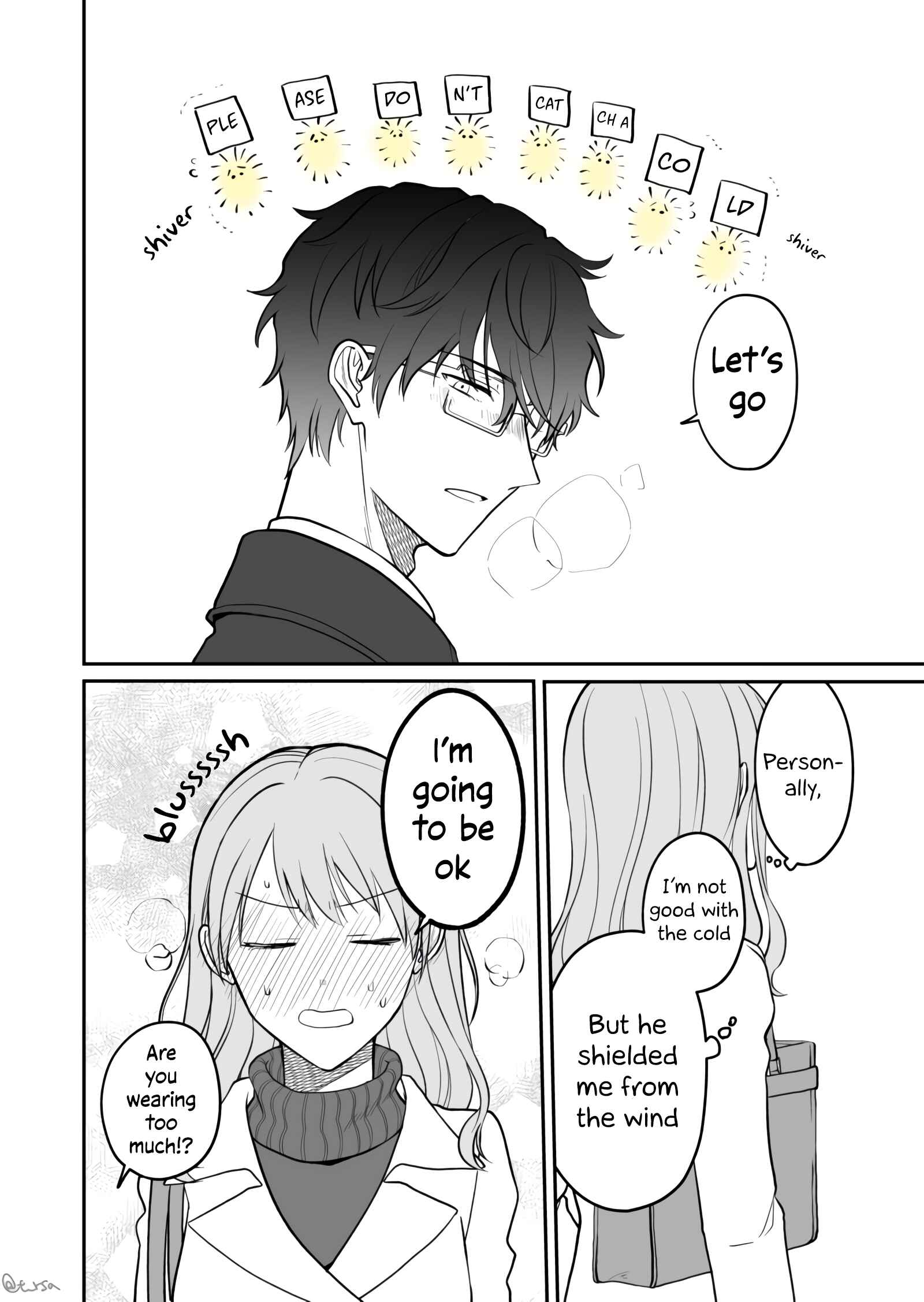 Page 4 Chapter 8 Kuuki ga Yomeru Shinnyuu Shain to Buaisou na Senpai (Web Comic)