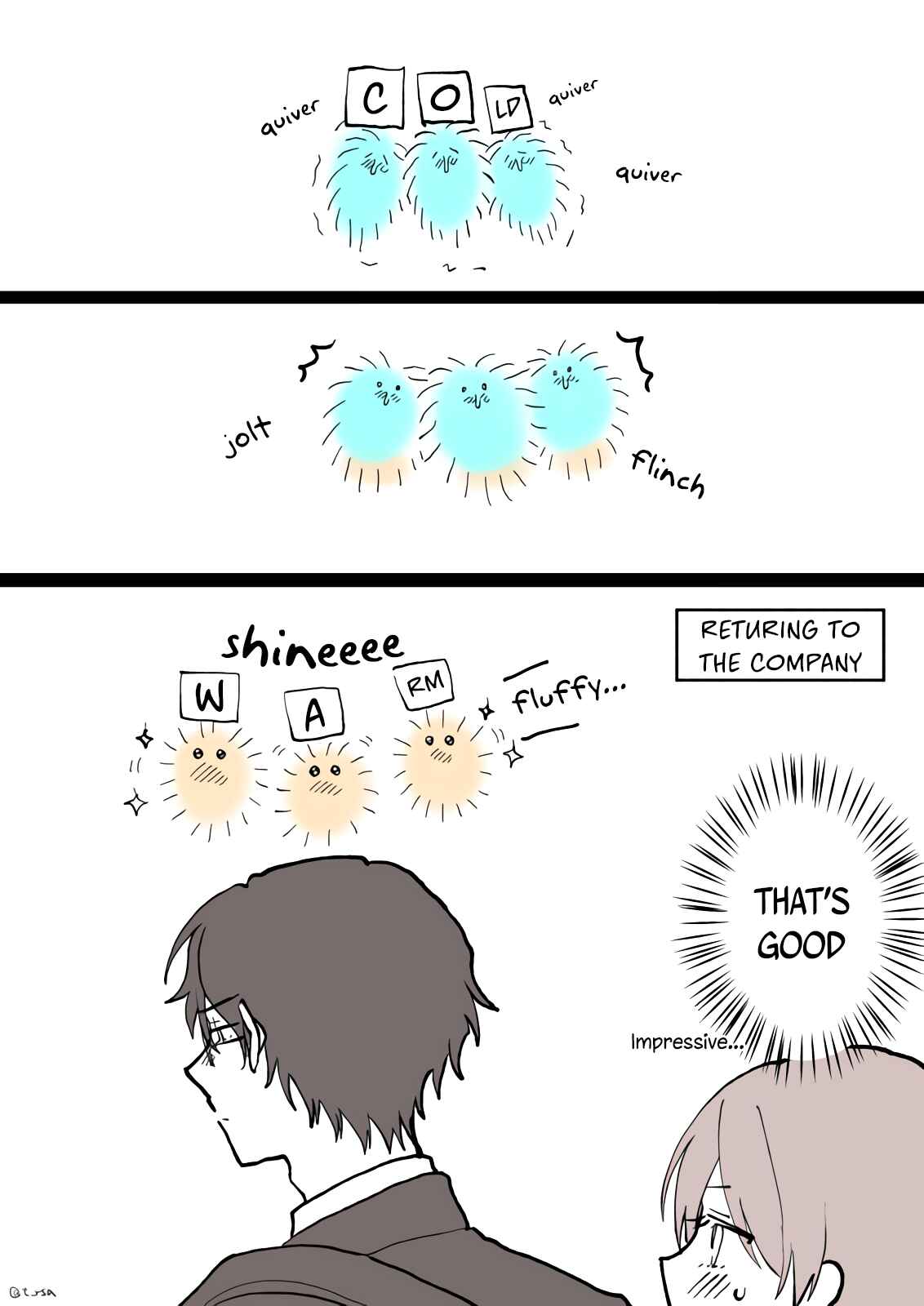 Page 5 Chapter 8 Kuuki ga Yomeru Shinnyuu Shain to Buaisou na Senpai (Web Comic)