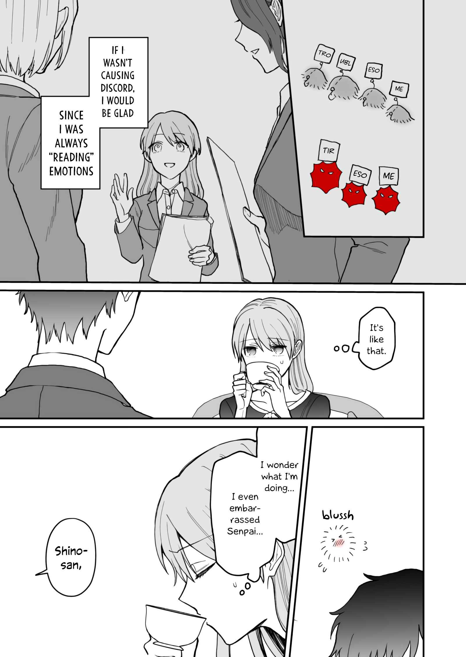 Page 7 Chapter 10 Kuuki ga Yomeru Shinnyuu Shain to Buaisou na Senpai (Web Comic)