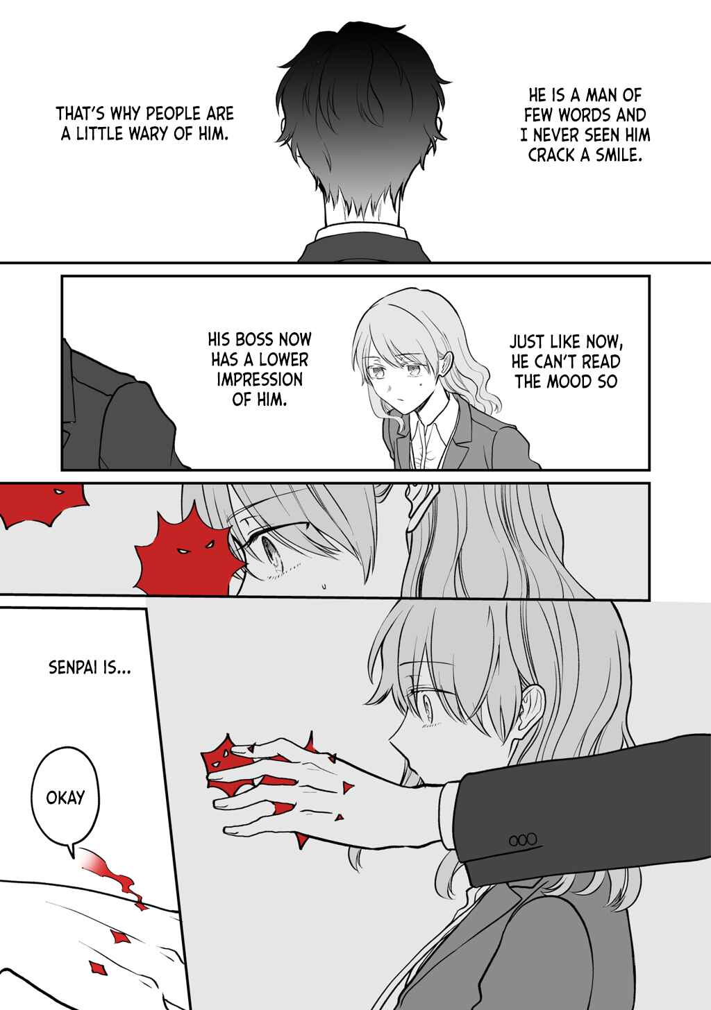 Page 5 Chapter 3 Kuuki ga Yomeru Shinnyuu Shain to Buaisou na Senpai (Web Comic)