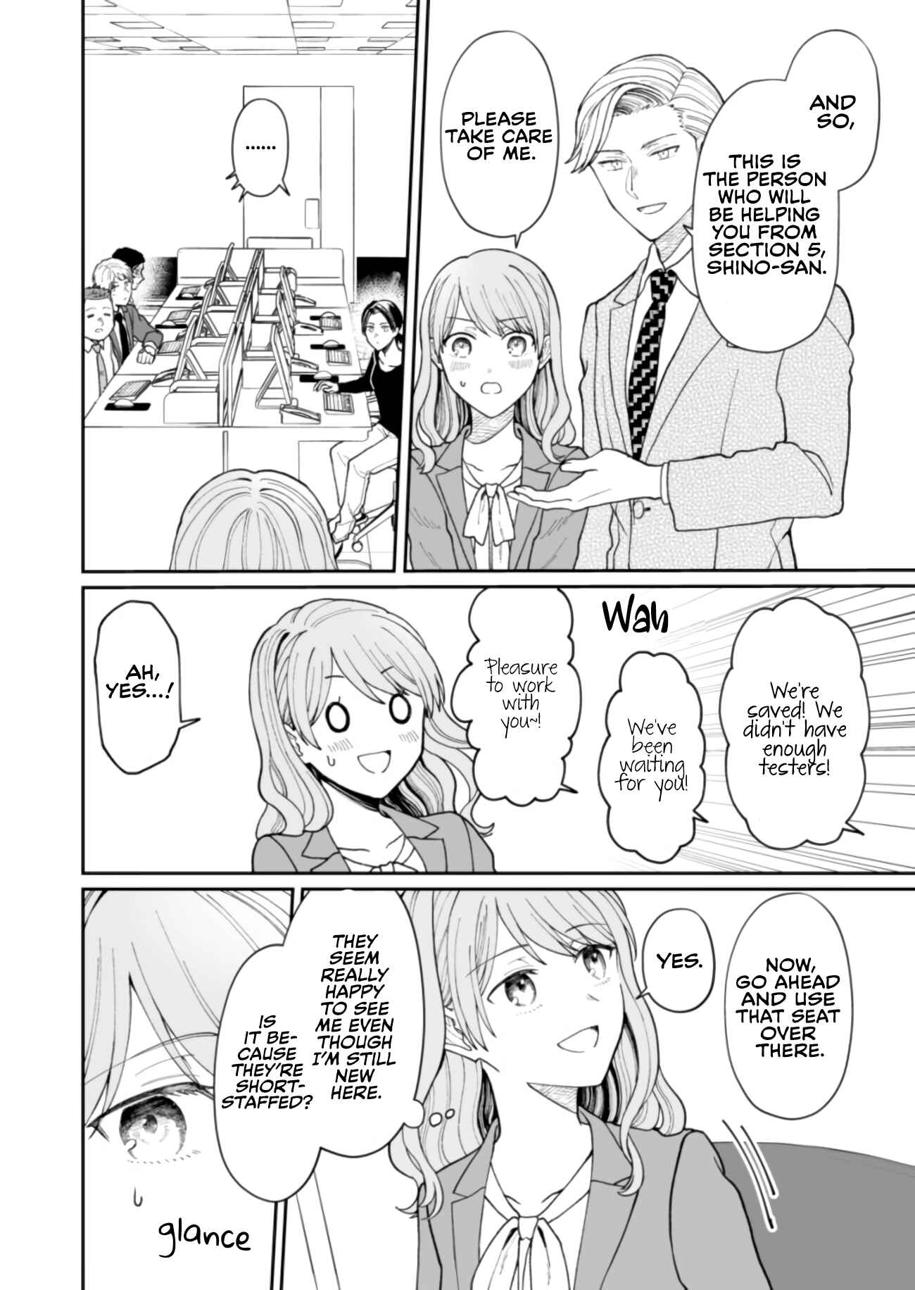 Page 2 Chapter 14 Kuuki ga Yomeru Shinnyuu Shain to Buaisou na Senpai (Web Comic)