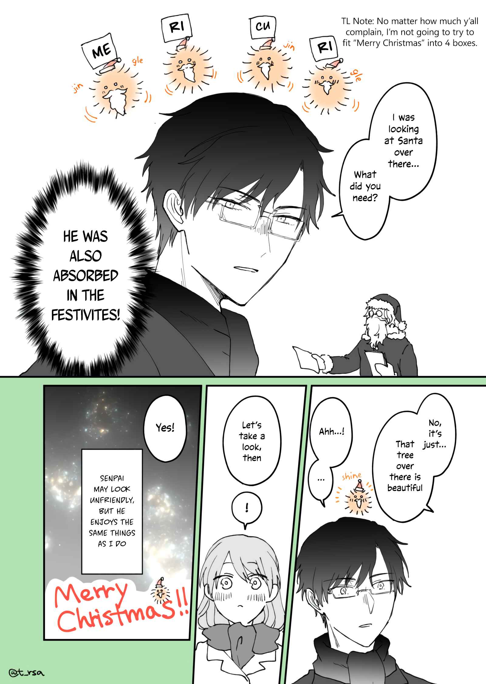 Page 2 Chapter 8.1 Kuuki ga Yomeru Shinnyuu Shain to Buaisou na Senpai (Web Comic)