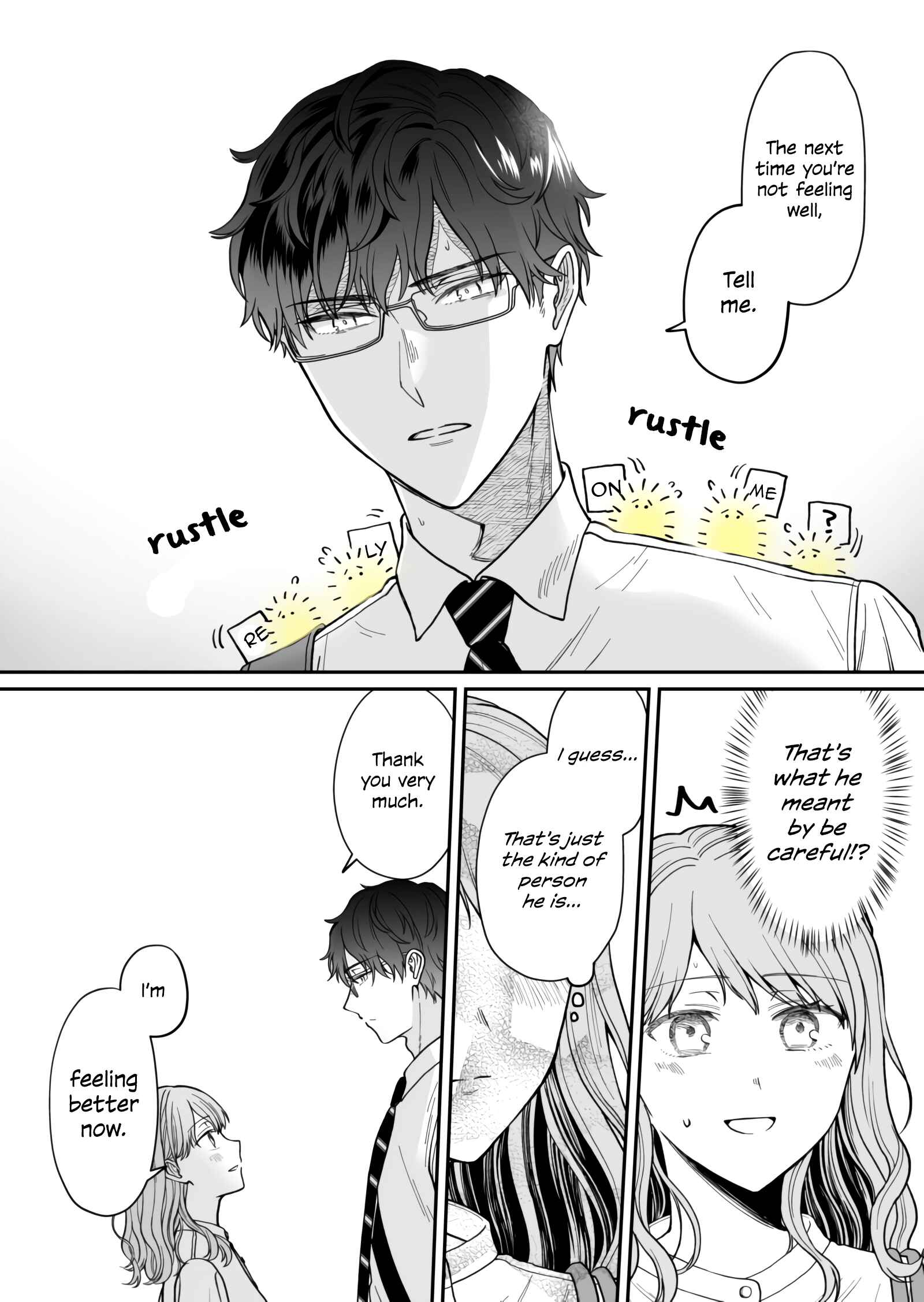 Page 4 Chapter 12 Kuuki ga Yomeru Shinnyuu Shain to Buaisou na Senpai (Web Comic)