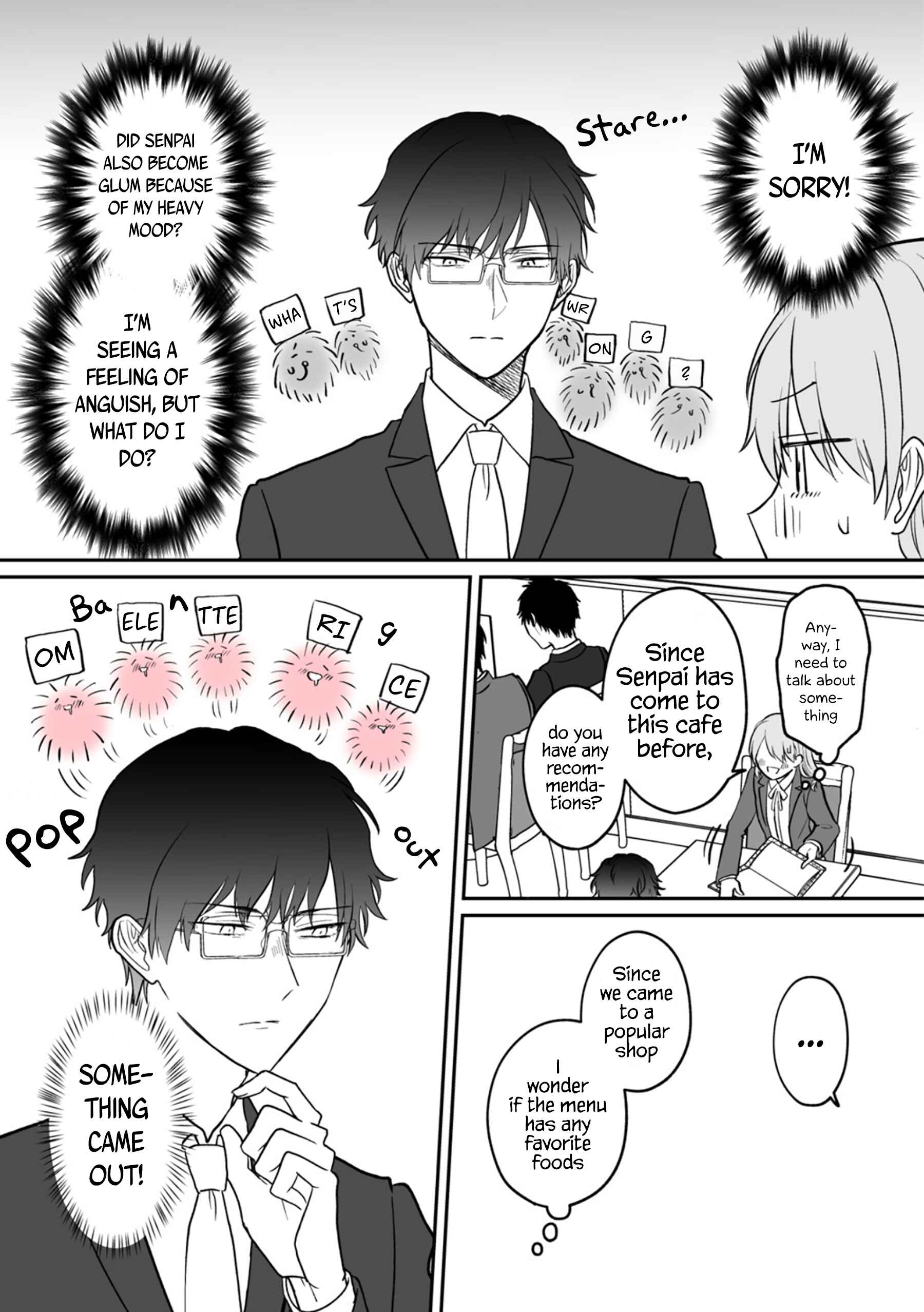 Page 3 Chapter 5.1 Kuuki ga Yomeru Shinnyuu Shain to Buaisou na Senpai (Web Comic)