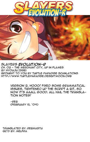 Page 29 Chapter 2 Slayers EVOLUTION-R